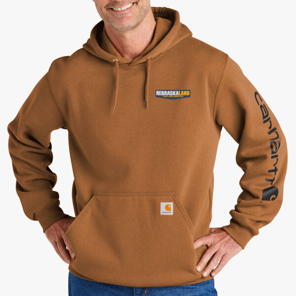 Carhartt Midweight Hooded Sweatshirt w/ Embroidered Logo Thumbnail