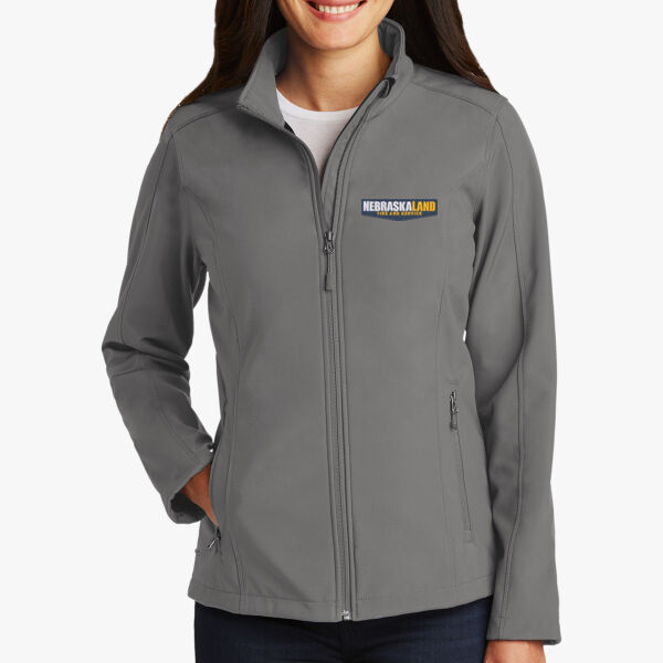 Ladies' Port Authority Soft Shell Jacket w/ Embroidered Logo Thumbnail