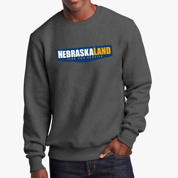 Sport-Tek Super Heavyweight Crewneck Sweatshirt w/ Printed Logo Thumbnail