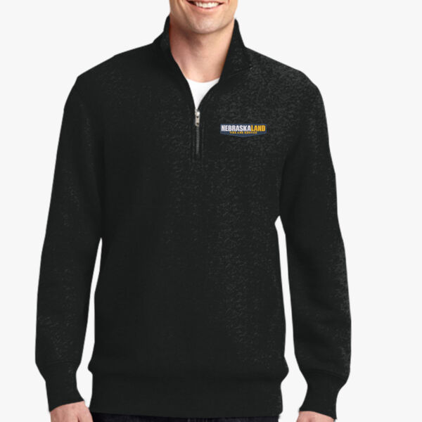 Sport-Tek Super Heavyweight 1/4-Zip Pullover Sweatshirt w/ Embroidered Logo Thumbnail